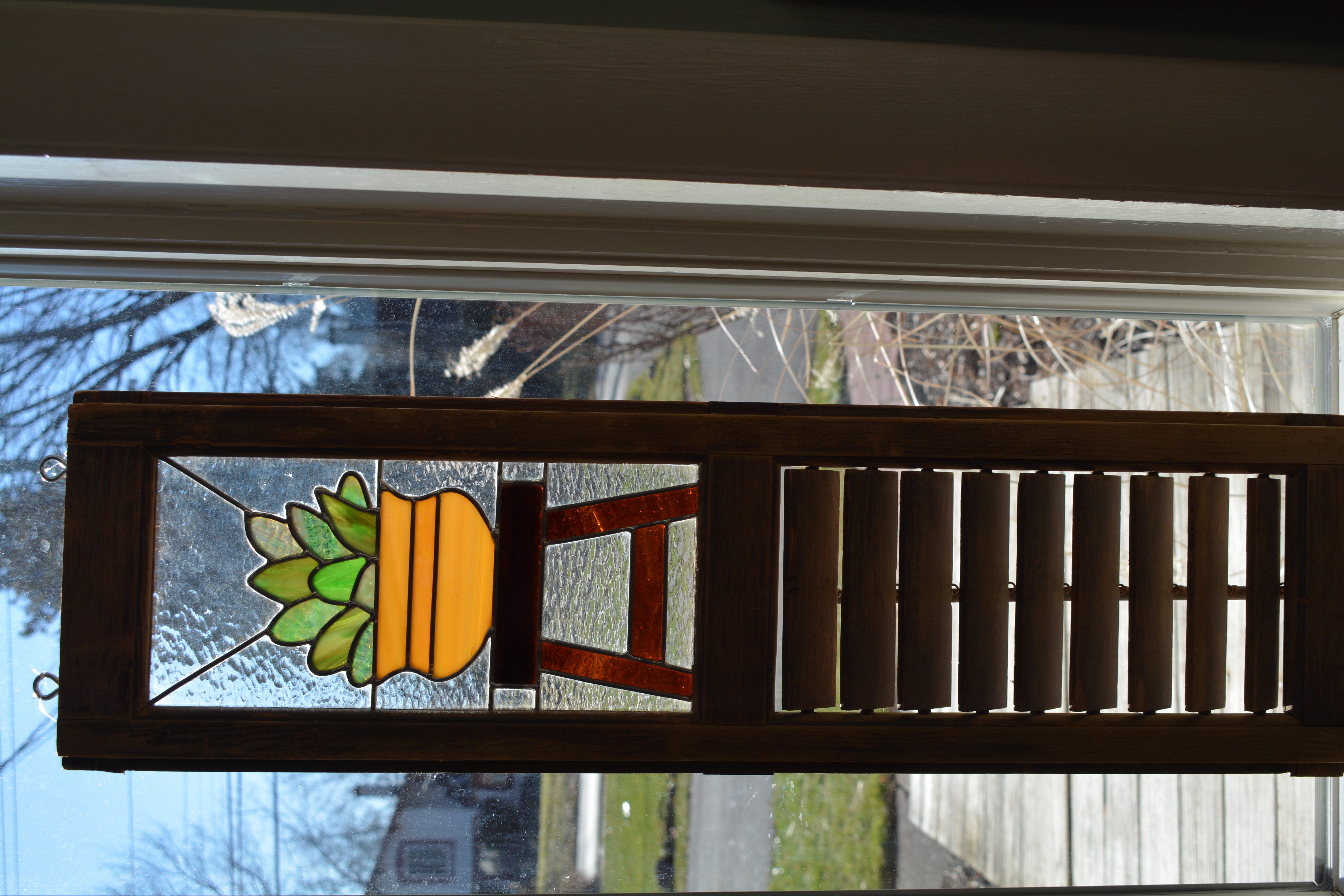 Stained glass artwork