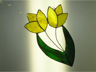 Stained glass artwork