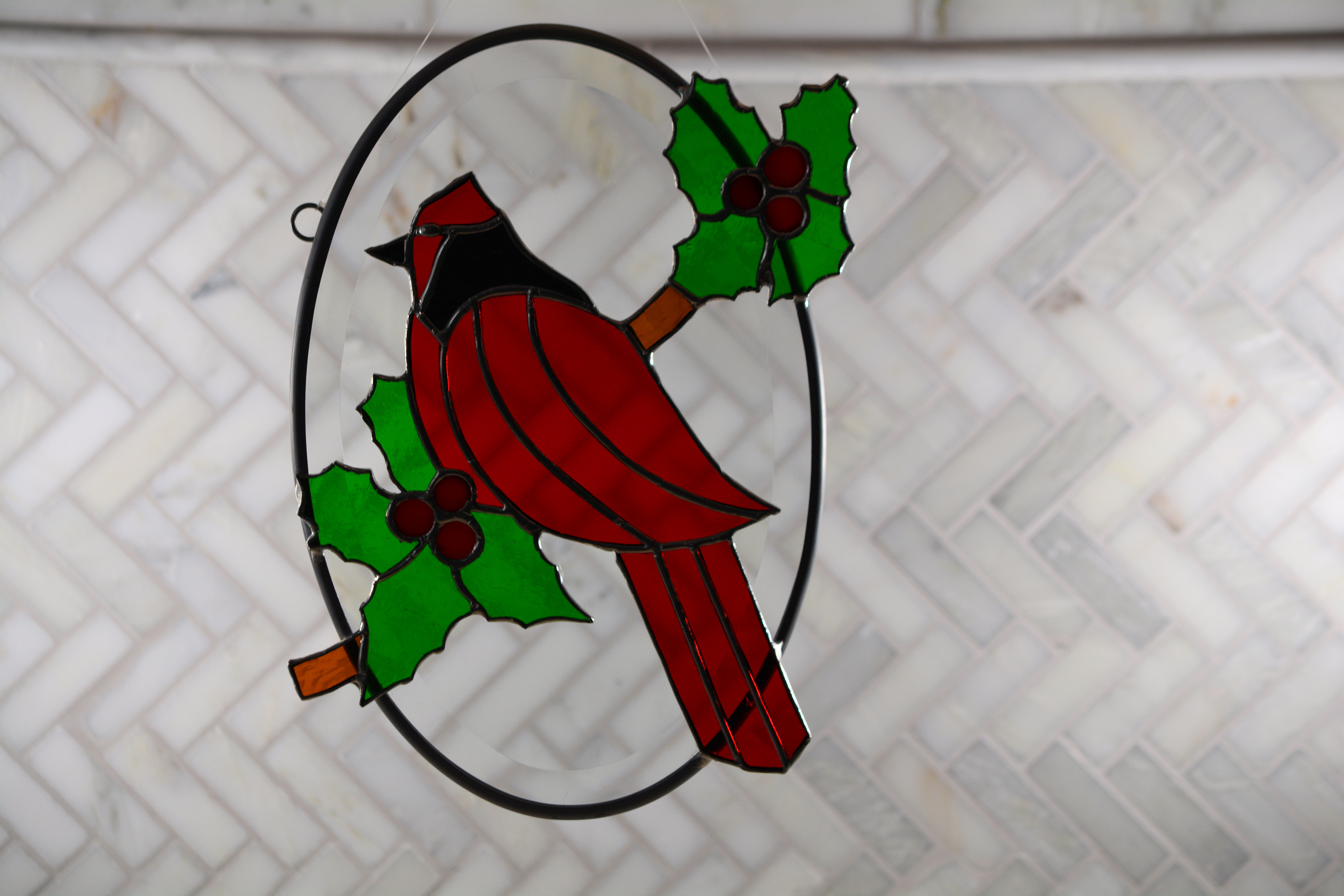 Stained glass artwork