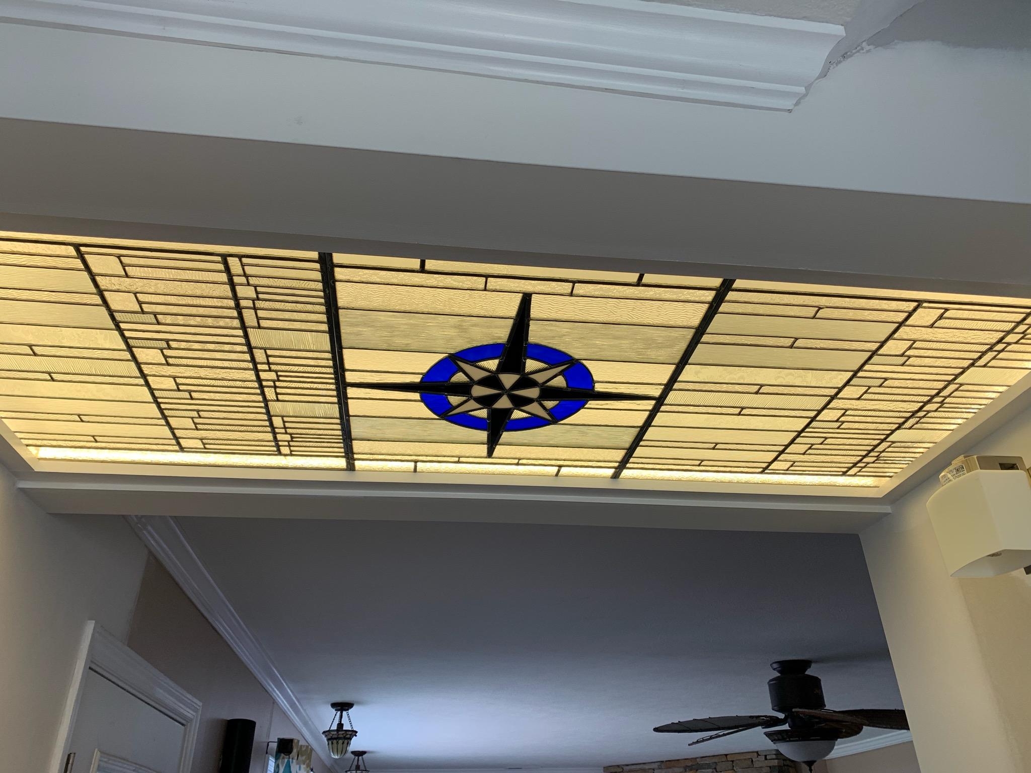 Stained glass artwork