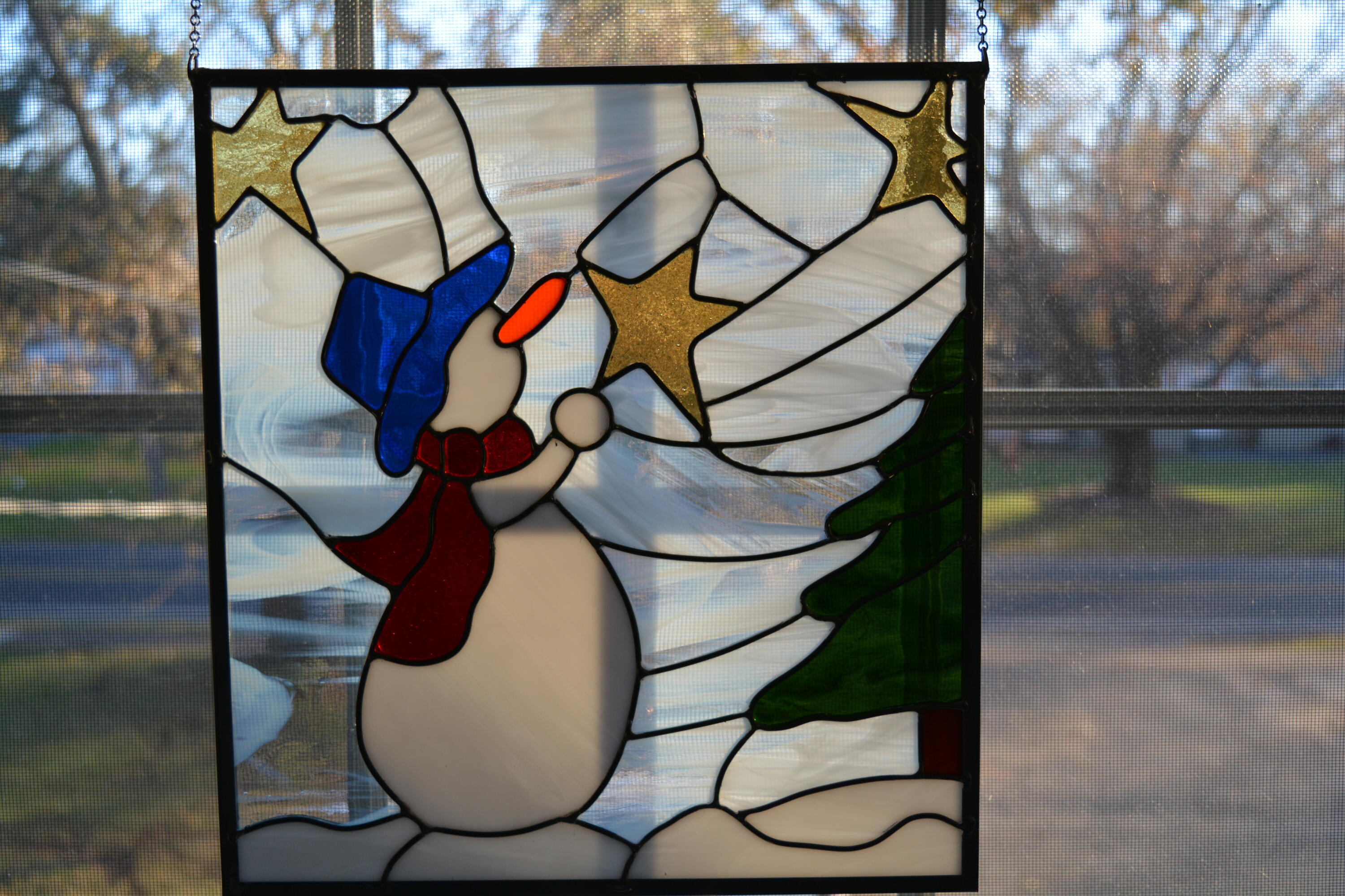 Stained glass artwork