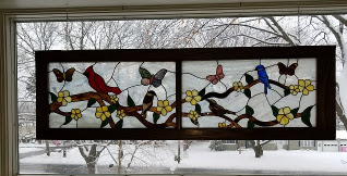 Stained glass artwork from Mack Brink Art Glass
